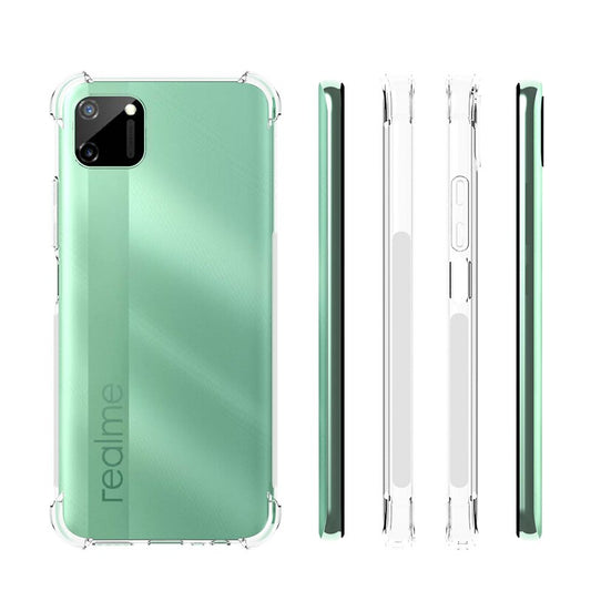 AntiShock Clear Back Cover Soft Silicone TPU Bumper case for Realme C11
