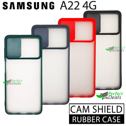 Camera Protection Slide PC+TPU case for Samsung A22 4G