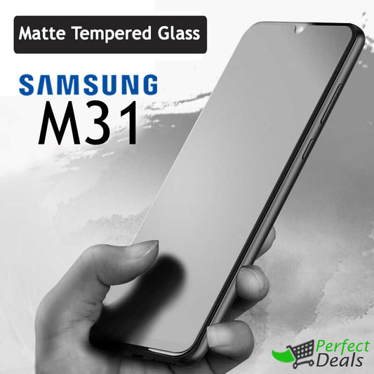 Matte Tempered Glass Screen Protector for Samsung Galaxy M31