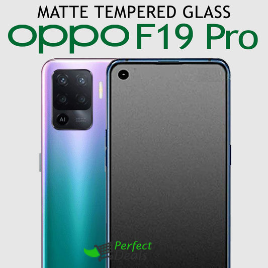 Matte Tempered Glass Screen Protector for OPPO F19 Pro