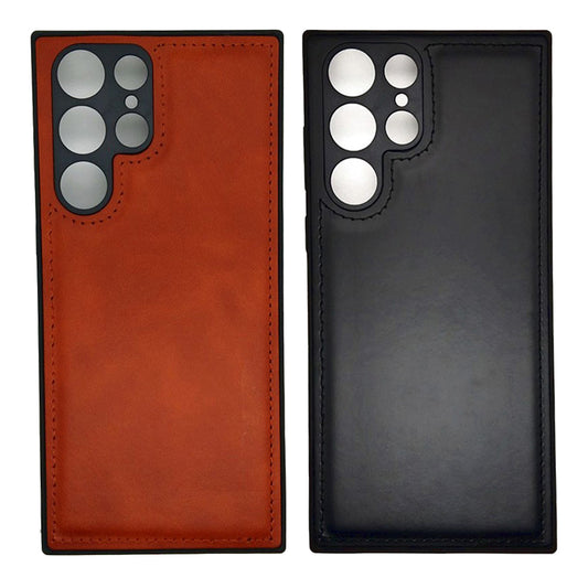 Luxury Leather Case Protection Phone Case Back Cover for Samsung S22 Ultra