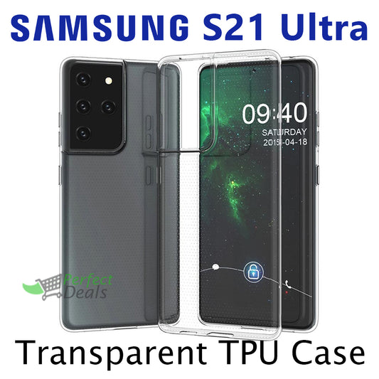 Transparent Clear Slim Case for Samsung S21 Ultra