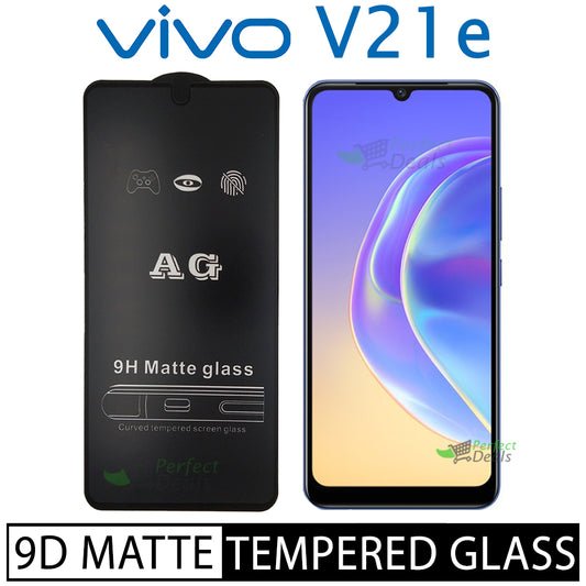 Matte Tempered Glass Screen Protector for Vivo V21e