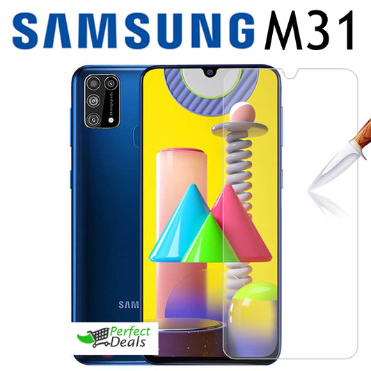 9H Clear Screen Protector Tempered Glass for Samsung Galaxy M31