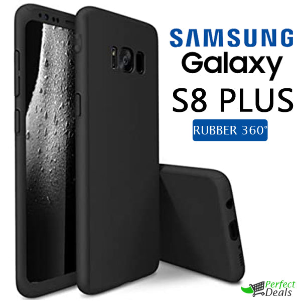 Rubber 360° TPU Case for Samsung S8 Plus