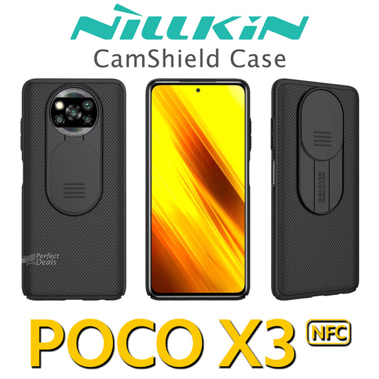 NILLKIN camera Protection Cam Shield Case PC Back Slide cover For Mi POCO X3
