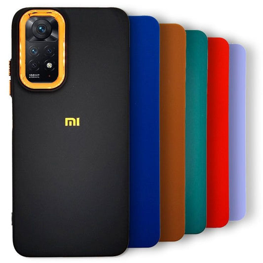 Gold Camera Protection Back Cover for Redmi Note 11
