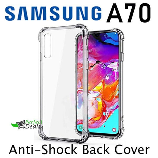 AntiShock Clear Back Cover Soft Silicone TPU Bumper case for Samsung A70