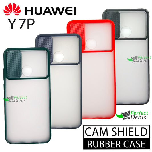 Camera Protection Slide PC+TPU case for Huawei Y7P