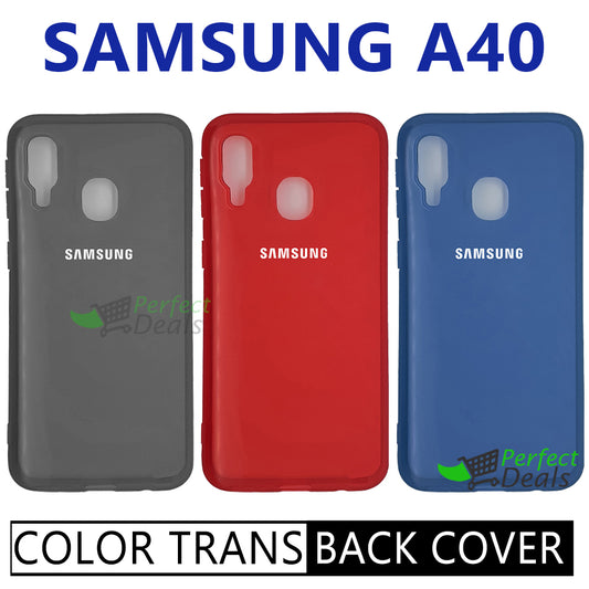 Semi Transparent TPU Case for Samsung A40