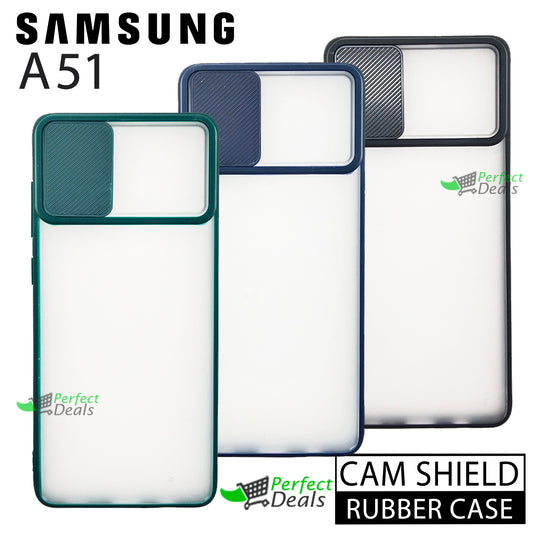 Camera Protection Slide PC+TPU case for Samsung A51