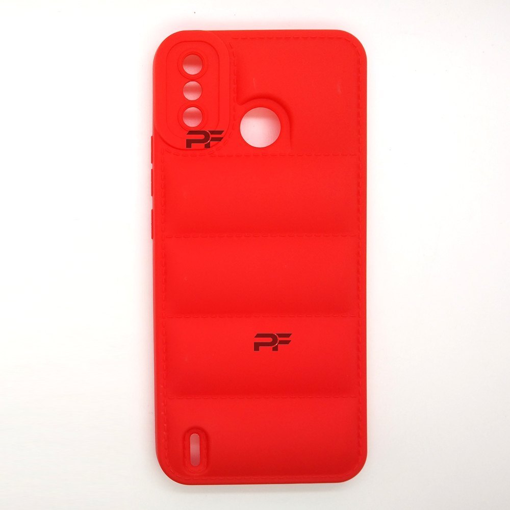 Puffer Case Jacket Cushion Back Cover for TECNO SPARK 6 GO