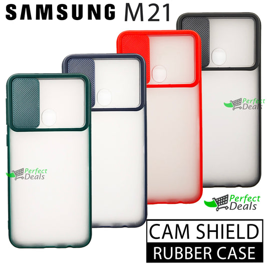 Camera Protection Slide PC+TPU case for Samsung M21
