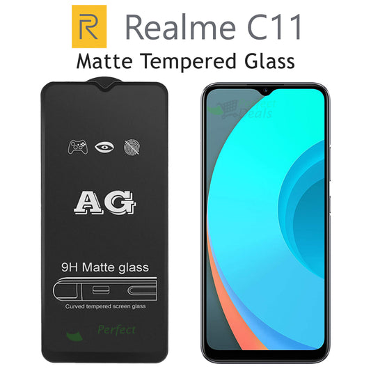 Matte Tempered Glass Screen Protector for Realme C11