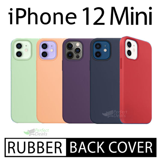 Slim Rubber fit back cover for iPhone 12 Mini