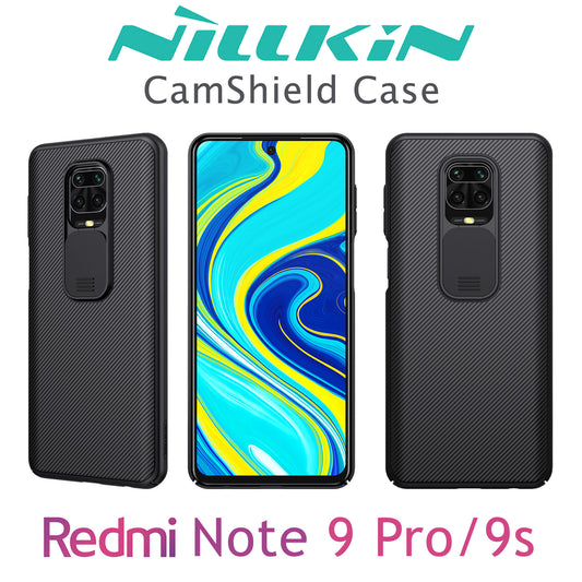 NILLKIN camera Protection Cam Shield Case PC Back Slide cover For Redmi Note 9 Pro