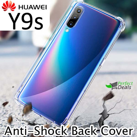 AntiShock Clear Back Cover Soft Silicone TPU Bumper case for Huawei Y9s