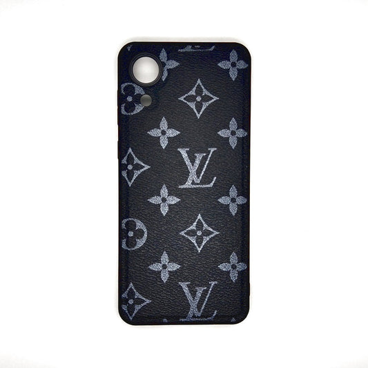 LV Case High Quality Perfect Cover Full Lens Protective Rubber TPU Case For Samsung A03 CORE Black