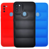 Puffer Case Jacket Cushion Back Cover for Samsung M11