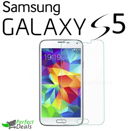 9H Clear Screen Protector Tempered Glass for Samsung S5