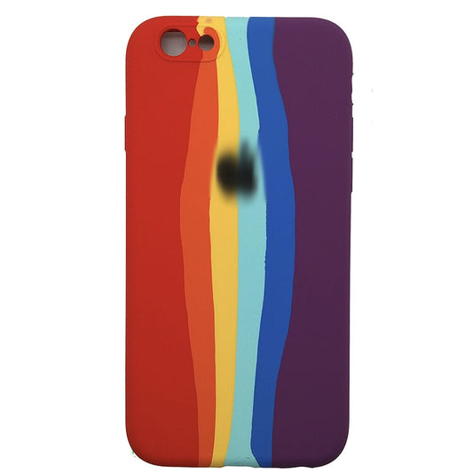 Latest Rainbow Silicone case for apple iPhone 6/6s