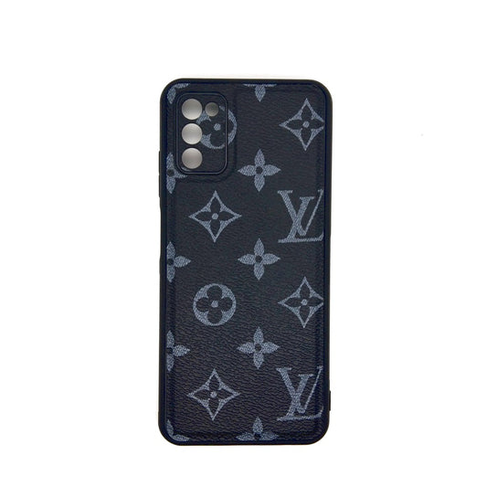 LV Case High Quality Perfect Cover Full Lens Protective Rubber TPU Case For Samsung A03S Black