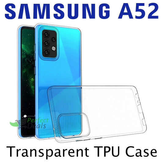 Transparent Clear Slim Case for Samsung A52