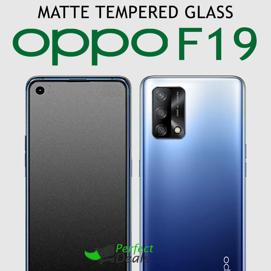 Matte Tempered Glass Screen Protector for OPPO F19