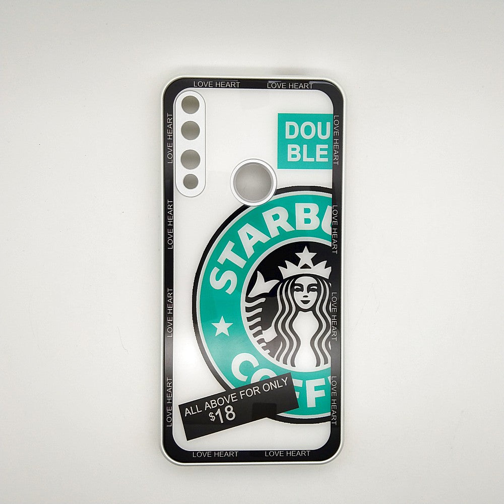 Starbucks Full Camera Lens Protective Hard Shel PC Case For Huawei Y9 PRIME 2019