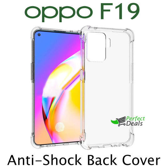 AntiShock Clear Back Cover Soft Silicone TPU Bumper case for OPPO F19