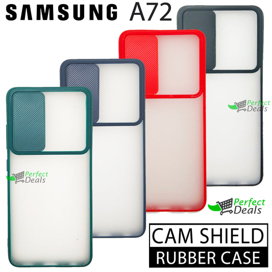 Camera Protection Slide PC+TPU case for Samsung A72