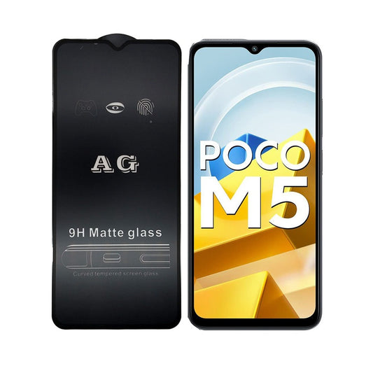 Matte Tempered Glass Screen Protector for POCO M5