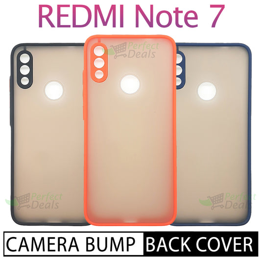 Camera lens Protection Gingle TPU Back cover for Redmi Note 7