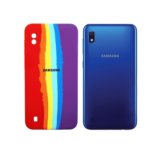 Latest Rainbow Silicone case for Samsung A10