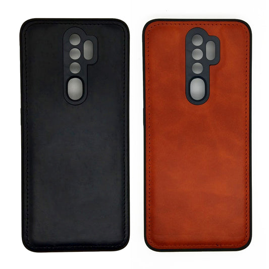 Luxury Leather Case Protection Phone Case Back Cover for OPPO A9 2020 / A5 2020