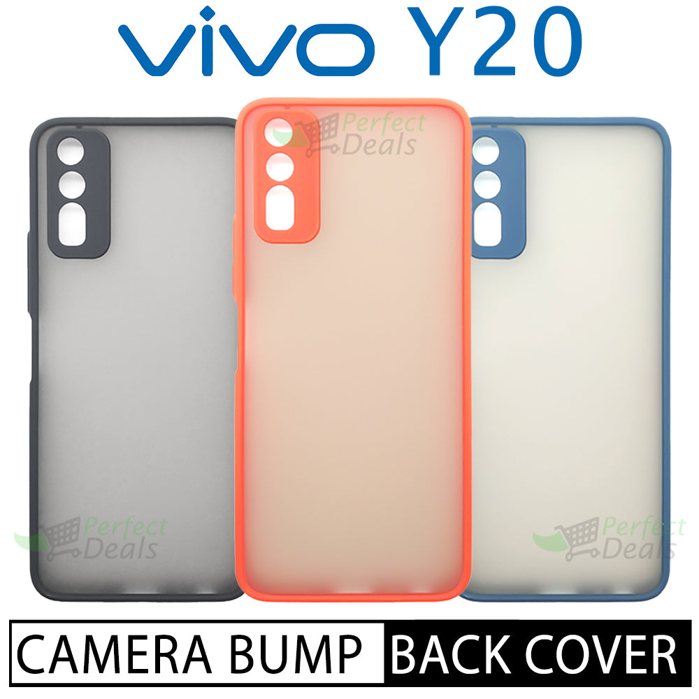 Camera lens Protection Gingle TPU Back cover for Vivo Y20
