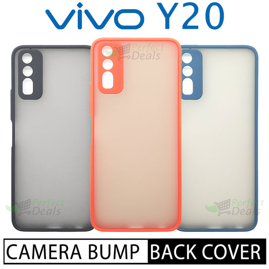 Camera lens Protection Gingle TPU Back cover for Vivo Y20