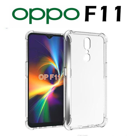 AntiShock Clear Back Cover Soft Silicone TPU Bumper case for OPPO F11
