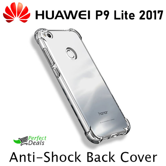 AntiShock Clear Back Cover Soft Silicone TPU Bumper case for Huawei P9 Lite 2017
