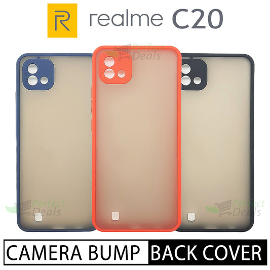 Camera lens Protection Gingle TPU Back cover for Realme C20