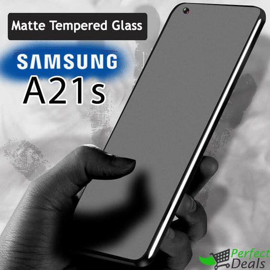Matte Tempered Glass Screen Protector for Samsung Galaxy A21s