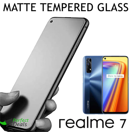 Matte Tempered Glass Screen Protector for Realme 7