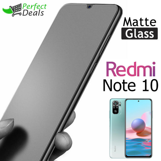 Matte Tempered Glass Screen Protector for Redmi Note 10