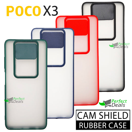 Camera Protection Slide PC+TPU case for Mi POCO X3