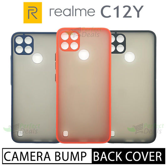 Camera lens Protection Gingle TPU Back cover for Realme C12Y