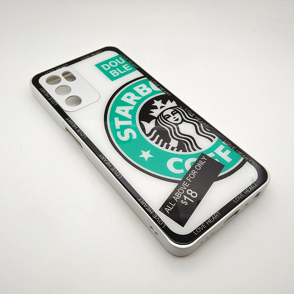 Starbucks Full Camera Lens Protective Hard Shel PC Case For OPPO OPPO A16