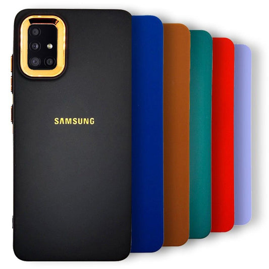 Gold Camera Protection Back Cover for Samsung A51
