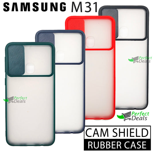 Camera Protection Slide PC+TPU case for Samsung M31