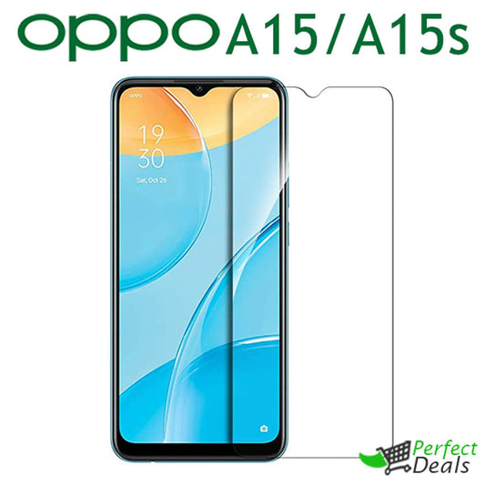 9H Clear Screen Protector Tempered Glass for OPPO A15