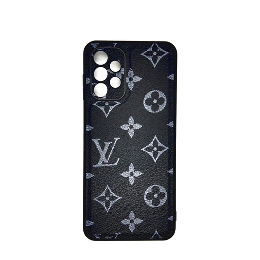 LV Case High Quality Perfect Cover Full Lens Protective Rubber TPU Case For Samsung A13 4G Black